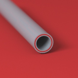 Труба PN25, SDR 6, армированная стекловолокном (цвет слоя - красный) 20х3,4